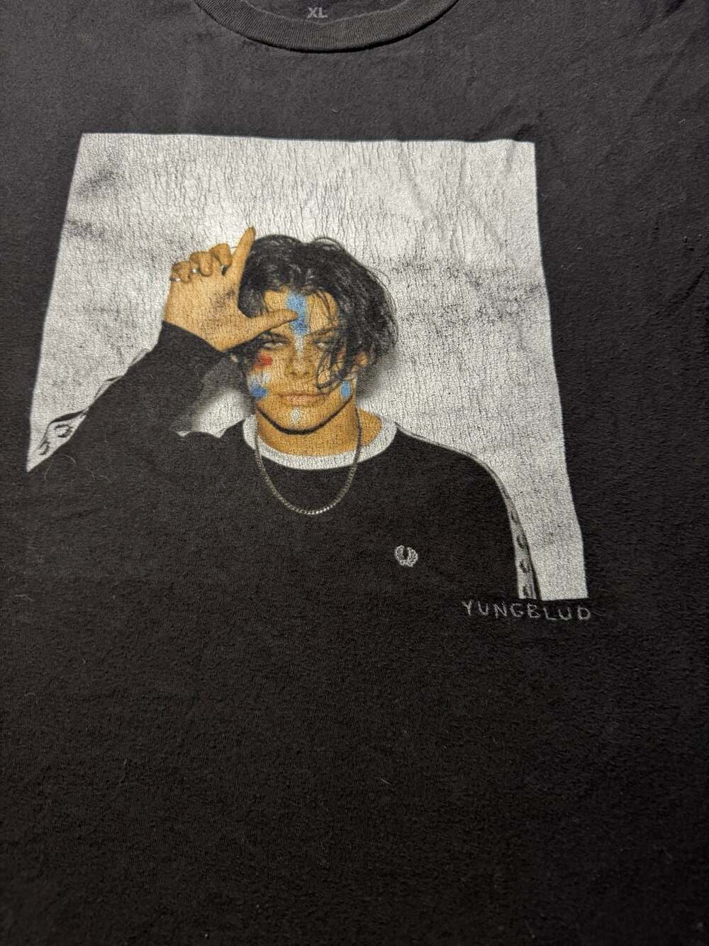 Yungblud Loner Graphic T-Shirt Black Size XL - Picture 2 of 5